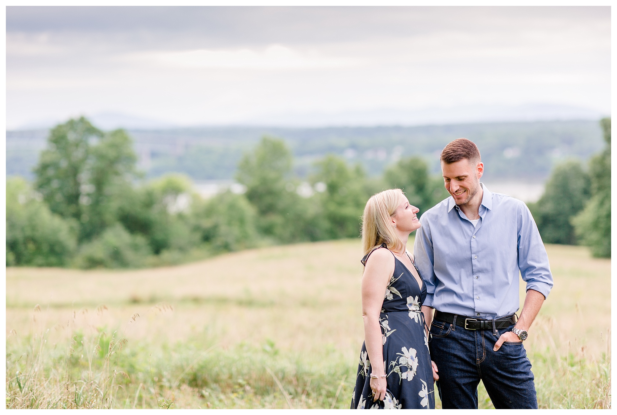Summer engagement session in the Hudson Valley