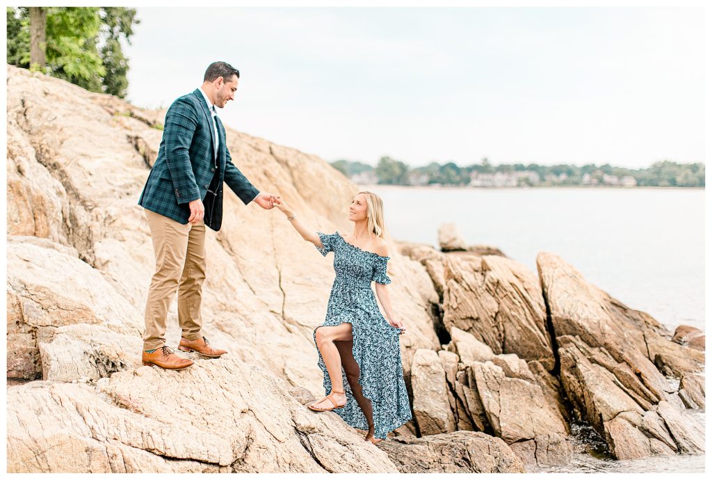 Connecticut Beach Engagement Session