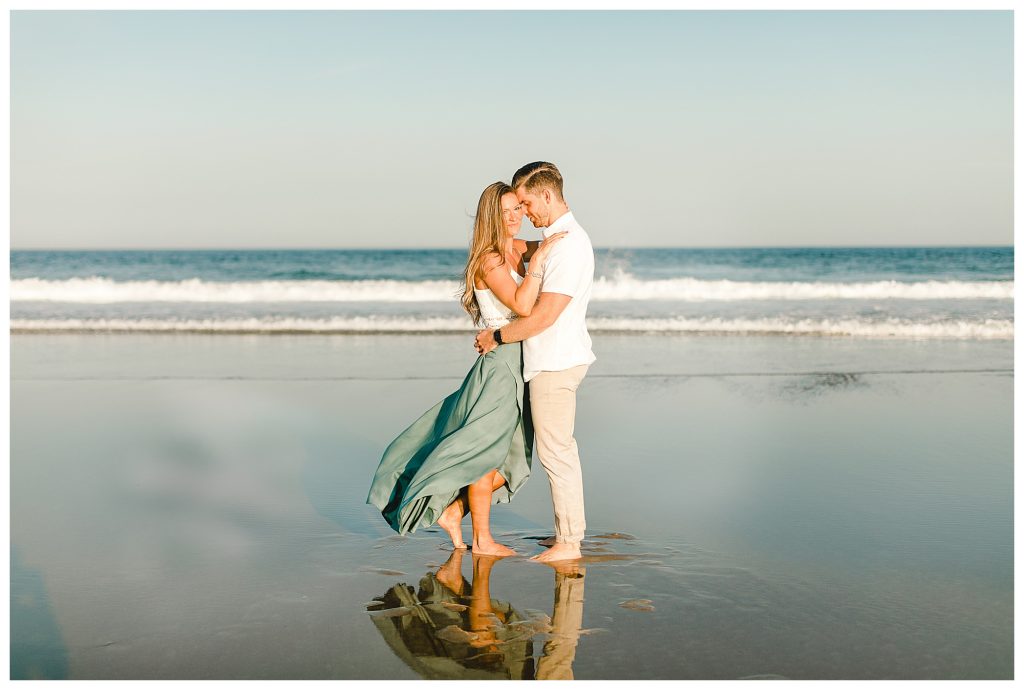 Ogonquit Maine Beach Engagement Session 
