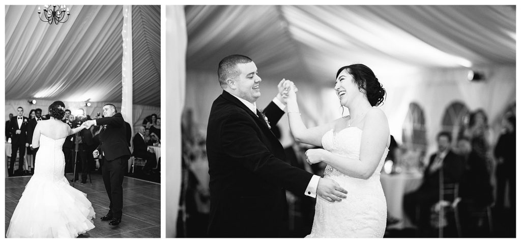 black and white reception