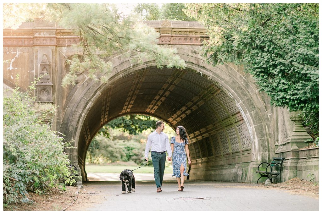 Engagement Session with puppy