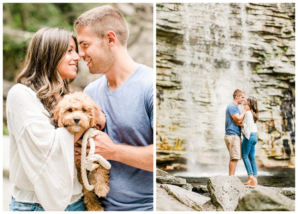 Sweet Puppy Engagement Session 
