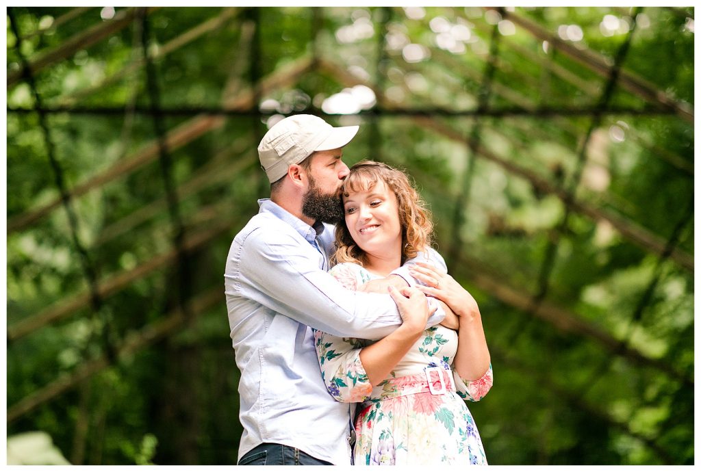 Greenhouse engagement session 