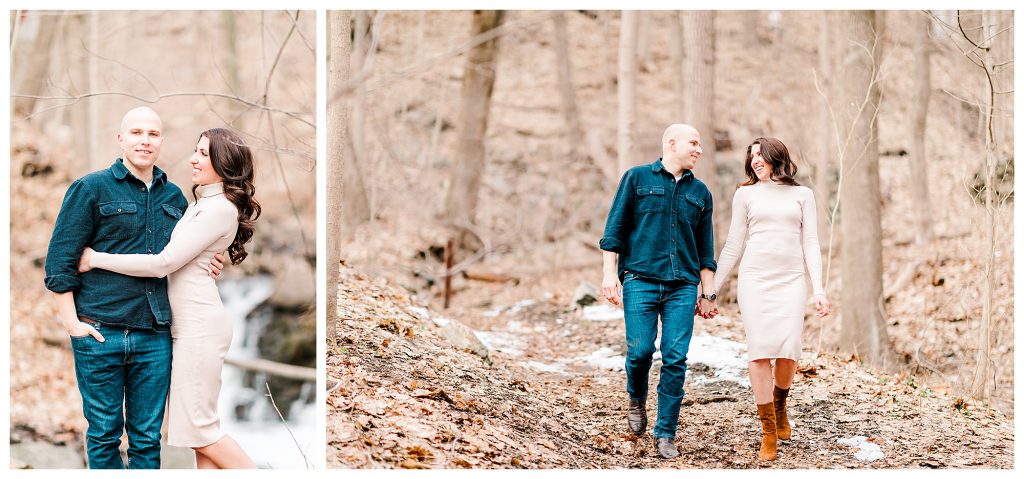 Early winter engagement session 