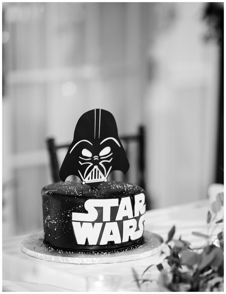 grooms star wars cake
