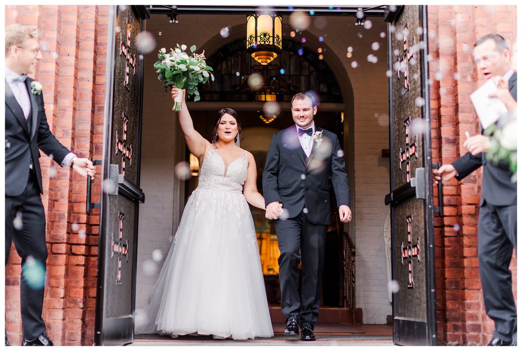Bubbles after a ceremony 