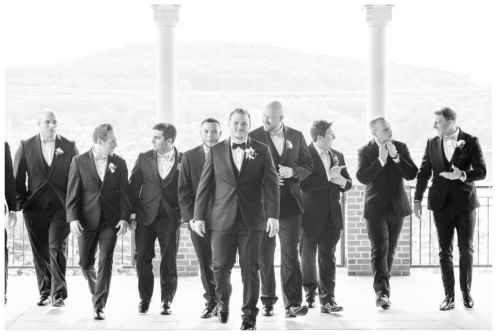 groomsmen black and white 