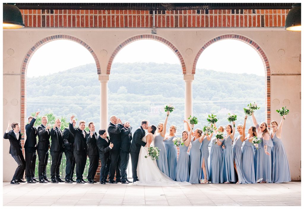 Summer wedding at the Grandview in Poughkeepsie 