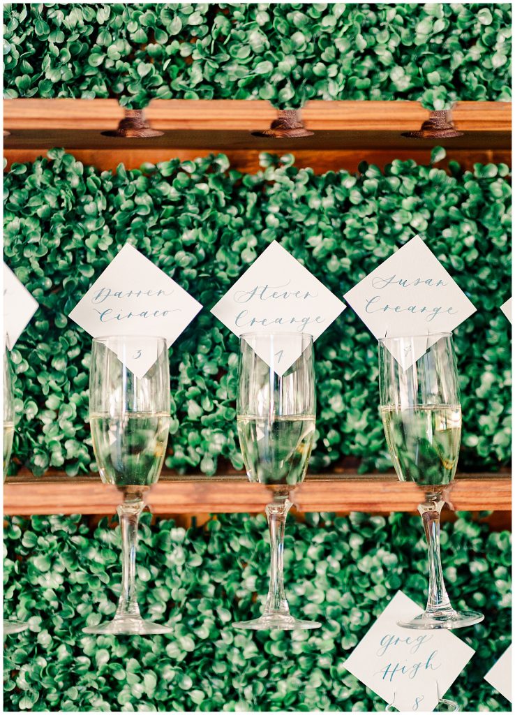 Ceremony Champagne wall 