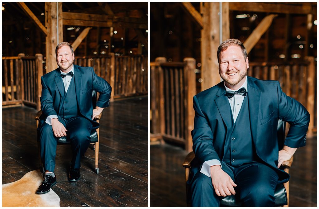 Groom ready for wedding Handsome Hollow